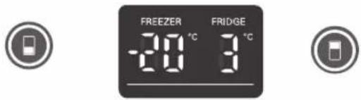 LG GW-B489SQQW - How to adjust the temperature in the refrigerator and freezer compartment - 4