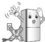 LG GW-B489SQQL - Do not extend or modify the length of the power plug. - 1