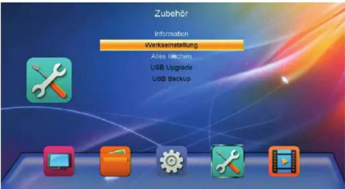 Schwaiger DSR812HD - Werkseinstellungen - 1