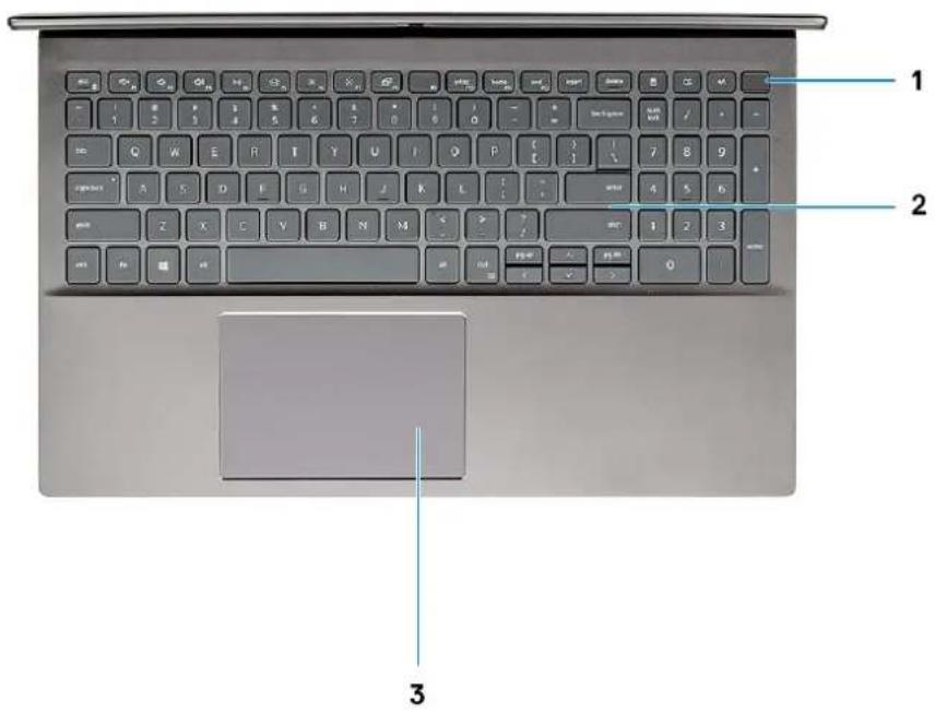 DELL Vostro 5502 - Palm-rest view - 1