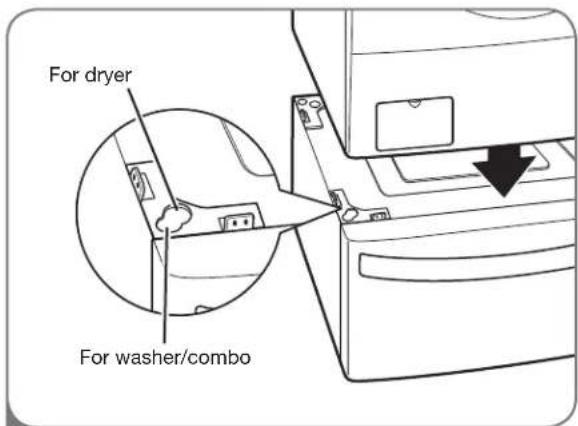 LG WDT1652BDS - Make sure the leveling feet of the appliance are fully retracted. - 1