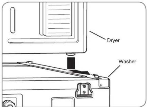 LG WDT1652BDS - STACKING kIT INSTALLATION (cont.) - 1