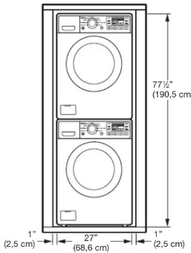 LG WDT1652BDS - INSTALACIONES CON LA BASE PEDESTAL O KIT DE APILADO OPCIONALES - 2