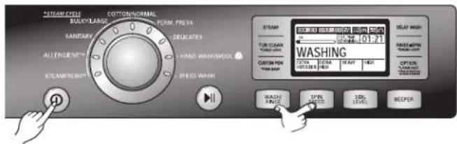 LG WDT1652BDS - WARNING - 1