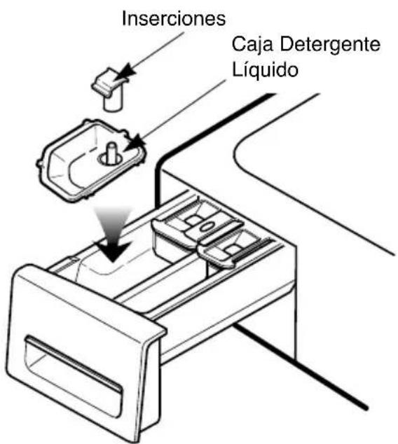 LG WD-13517RD - Compartimiento del Detergente para el Lavado Principal - 1