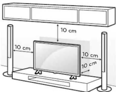 LG 49LF5410 - Montar sobre una mesa - 1