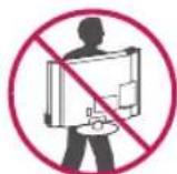 LG 49LF5410 - Lifting and Moving the TV - 1