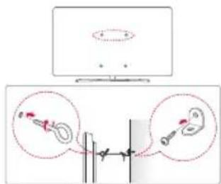 LG 55SK8500PSA - Securing TV to the Wall - 1