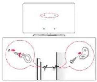 LG 55SK8500PSA - Sujeción del televisor a la pared - 1