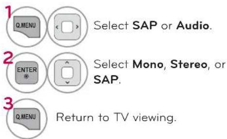 LG 42LE4300 - STEREO/SAP BROADCAST SETUP (IN ANALOG MODE) - 2