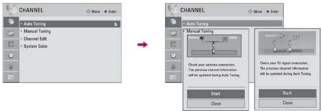 LG 42LE4300 - Auto Scan (Auto Tuning) - 1