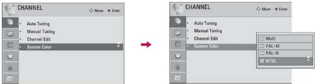 LG 42LE4300 - SYSTEM COLOR (Except 32/37/42/47LD465, 22/26/32LD350, 32/42/47/55LE4600, 32LE5300-DA, 32/42LE4300) - 1