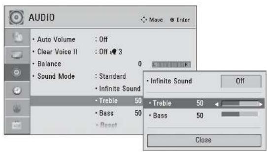 LG 42LE4300 - SOUND SETTING ADJUSTMENT - USER MODE - 3