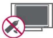 LG 42LE4300 - Take care not to touch the ventilation openings. When watching the TV for a long period - 1