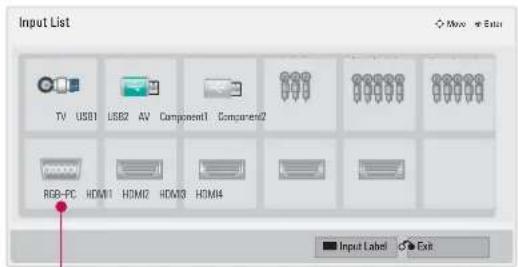 LG 42LE4300 - INPUT LIST - 1