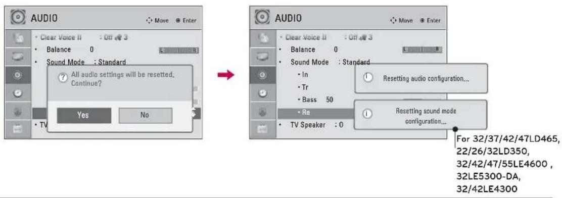LG 42LE4300 - AUDIO RESET - 1