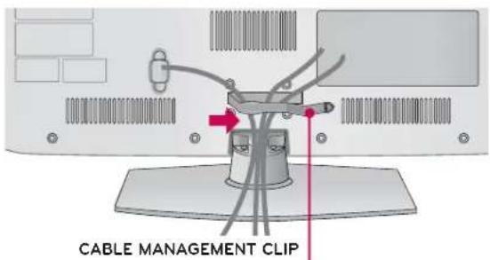 LG 42LE4300 - CABLE MANAGEMENT - 2