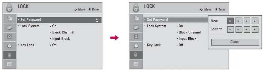LG 42LE4300 - Set Password - 1