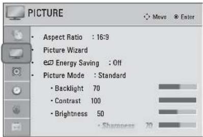 LG 42LE4300 - ON-SCREEN MENUS SELECTION - 12