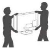 LG 49UT670H0UA - Lifting and Moving the TV - 3