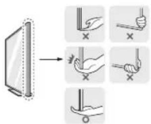 LG 75UM7570PDB - Lifting and moving the TV - 1