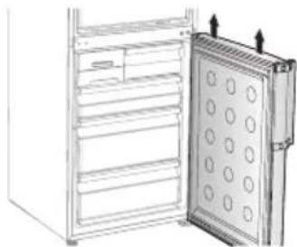 SAMSUNG SRL446DLS - REVERSING THE DOOR (DEPENDING ON MODEL OPTION) - 18