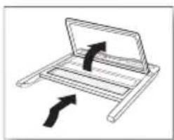 SAMSUNG SRL446DLS - USING THE FOLDABLE SHELF (OPTIONAL) - 1