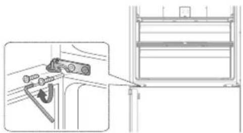 SAMSUNG SRL446DLS - REVERSING THE DOOR (DEPENDING ON MODEL OPTION) - 24