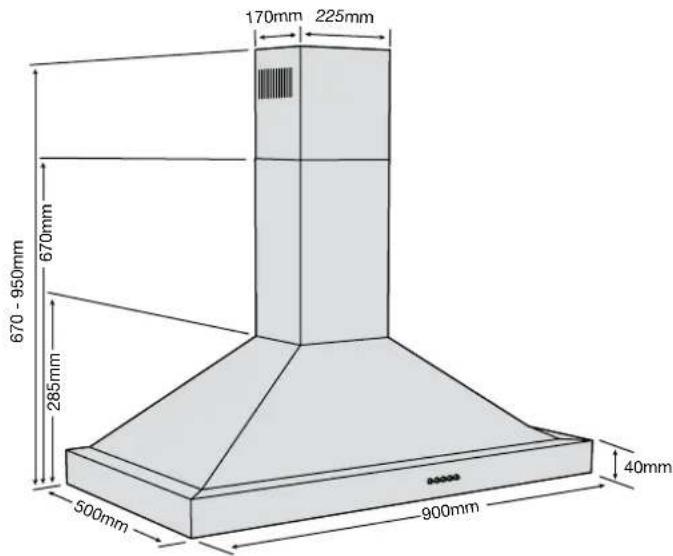 BELLING BC110B - RANGEHOOD BC90 - 1