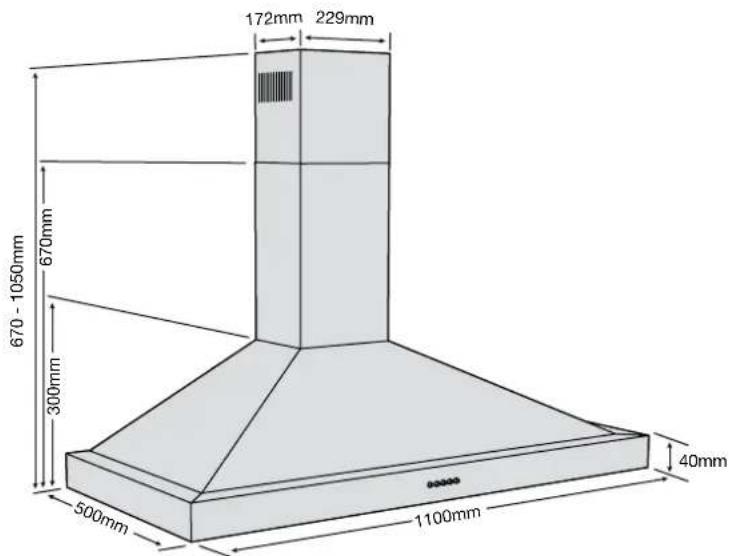 BELLING BC90 - RANGEHOOD BC110 - 1