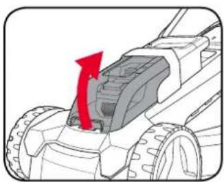 Ozito PXCLMS-018 - Removing the Battery from the Mower - 1