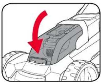 Ozito PXCLMS-018 - Inserting the Battery into the Mower - 4
