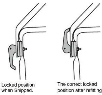 MASPORT 200 ST 2'n1 - ASSEMBLING THE 'CAM LOCK' HANDLE. - 2