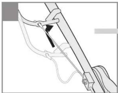 Sanli Bull Ant PCS350S - ATTACHING THE DRIVE CABLE (PCS350S ONLY) 4. FIT THE CABLE CLIP - 2