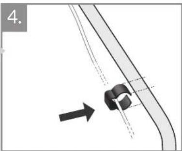 Sanli Bull Ant PCS350S - ATTACHING THE DRIVE CABLE (PCS350S ONLY) 4. FIT THE CABLE CLIP - 3