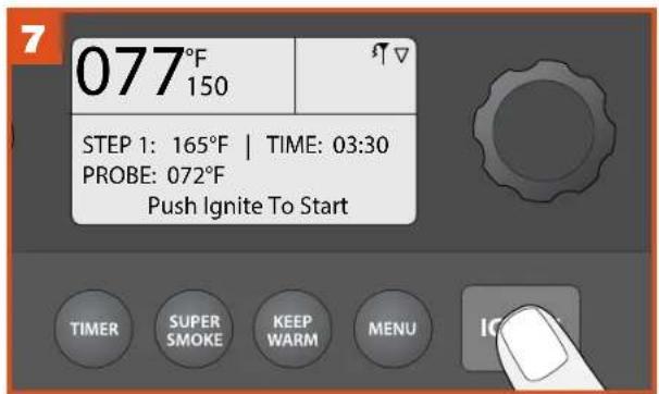 TRAEGER TFB89BLE - USING A PRESET CUSTOM COOK CYCLE (continued) - 3