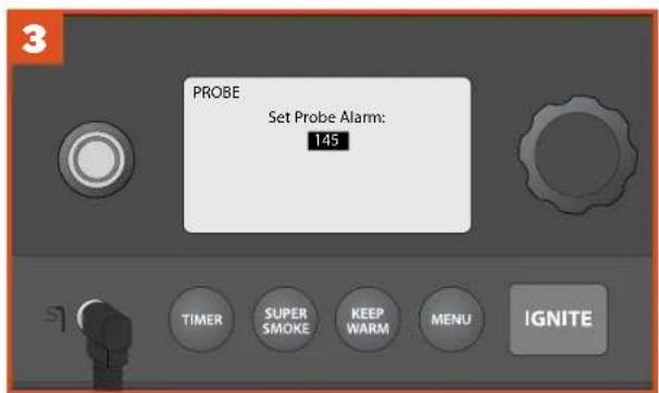 TRAEGER TFB89BLE - If the grill is turned on: - 3