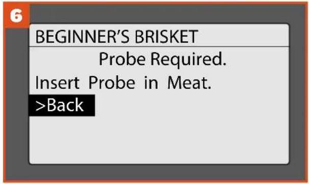 TRAEGER TFB89BLE - USING A PRESET CUSTOM COOK CYCLE (continued) - 2