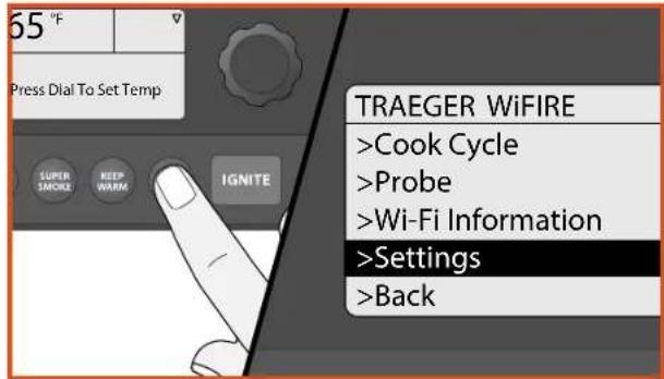 TRAEGER TFB89BLE - ADDITIONAL CONTROL FUNCTIONS - 1