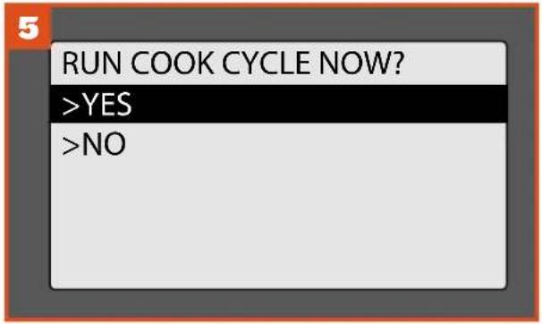 TRAEGER TFB89BLE - USING A PRESET CUSTOM COOK CYCLE (continued) - 1