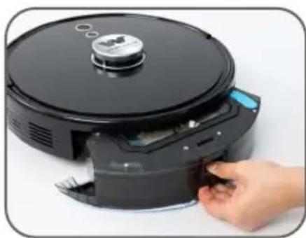 Wertheim Elegance - Installing the 2-in-1 Water Tank and Dust Bin: - 3