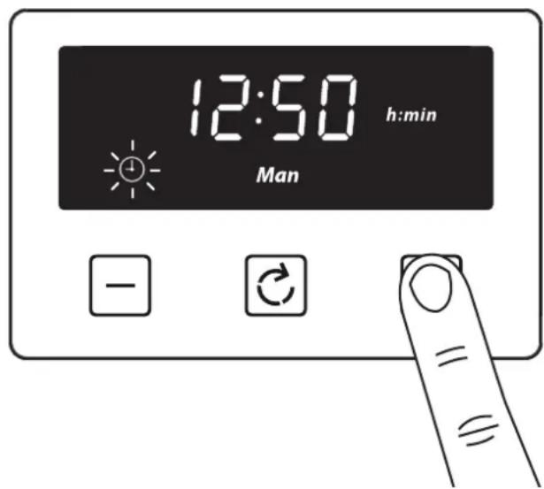 BELLING BCC1100DFSS - Setting the time of day - 2