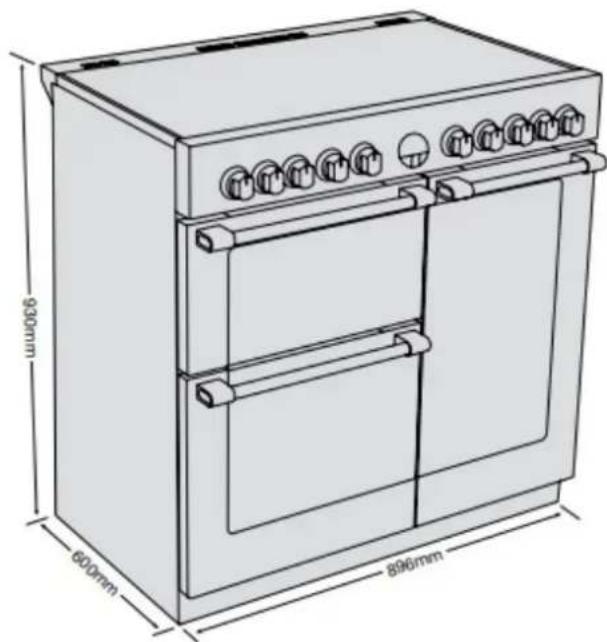 BELLING BCC1100DFSS - Fitting the towel rail (if applicable) - 2