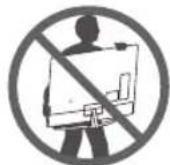LG 43UJ6320 - Lifting and moving the TV - 1