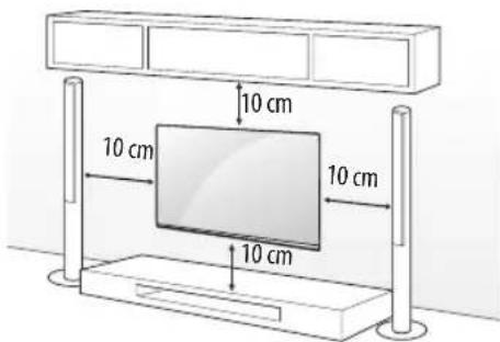 LG 43UJ6320 - Mounting on a wall - 1
