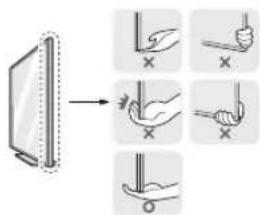 LG 50UM7500PPA - Lifting and moving the TV - 2