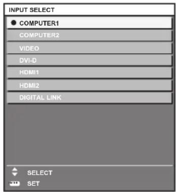 PANASONIC PT-RZ575 - 1) Press the  button on the control panel. - 1