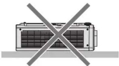 PANASONIC PT-RZ575 - ■Cautions when setting up the projector - 3