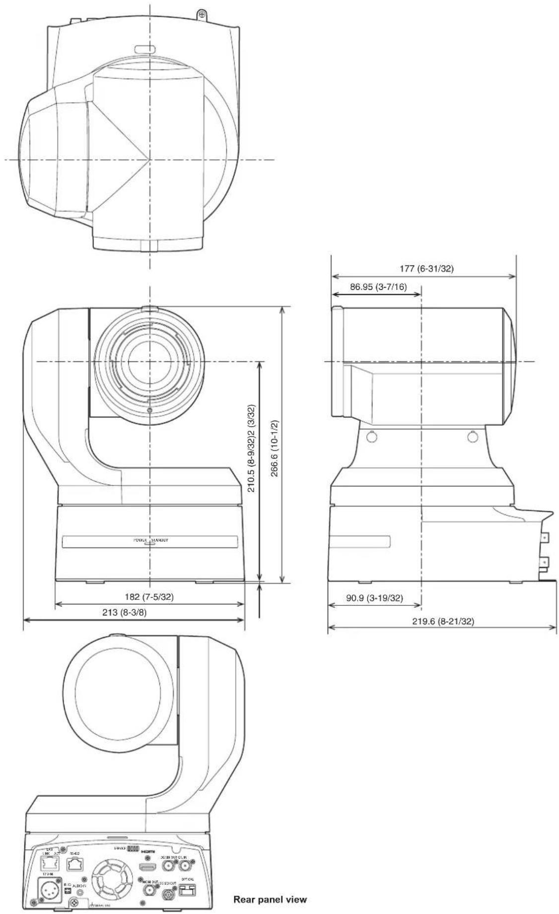 PANASONIC AW-UE150KP - System example 3 (IP image transmission, PoE++) - 2