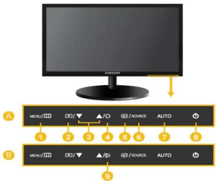 SAMSUNG SyncMaster B1940ER - Product Operating Buttons - 1